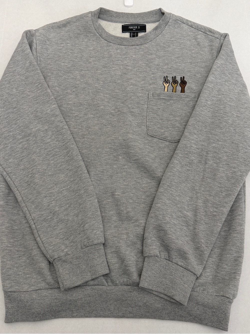 Men’s Grey Crewneck Sweater